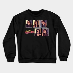 Red Velvet Peek-A-Boo Crewneck Sweatshirt